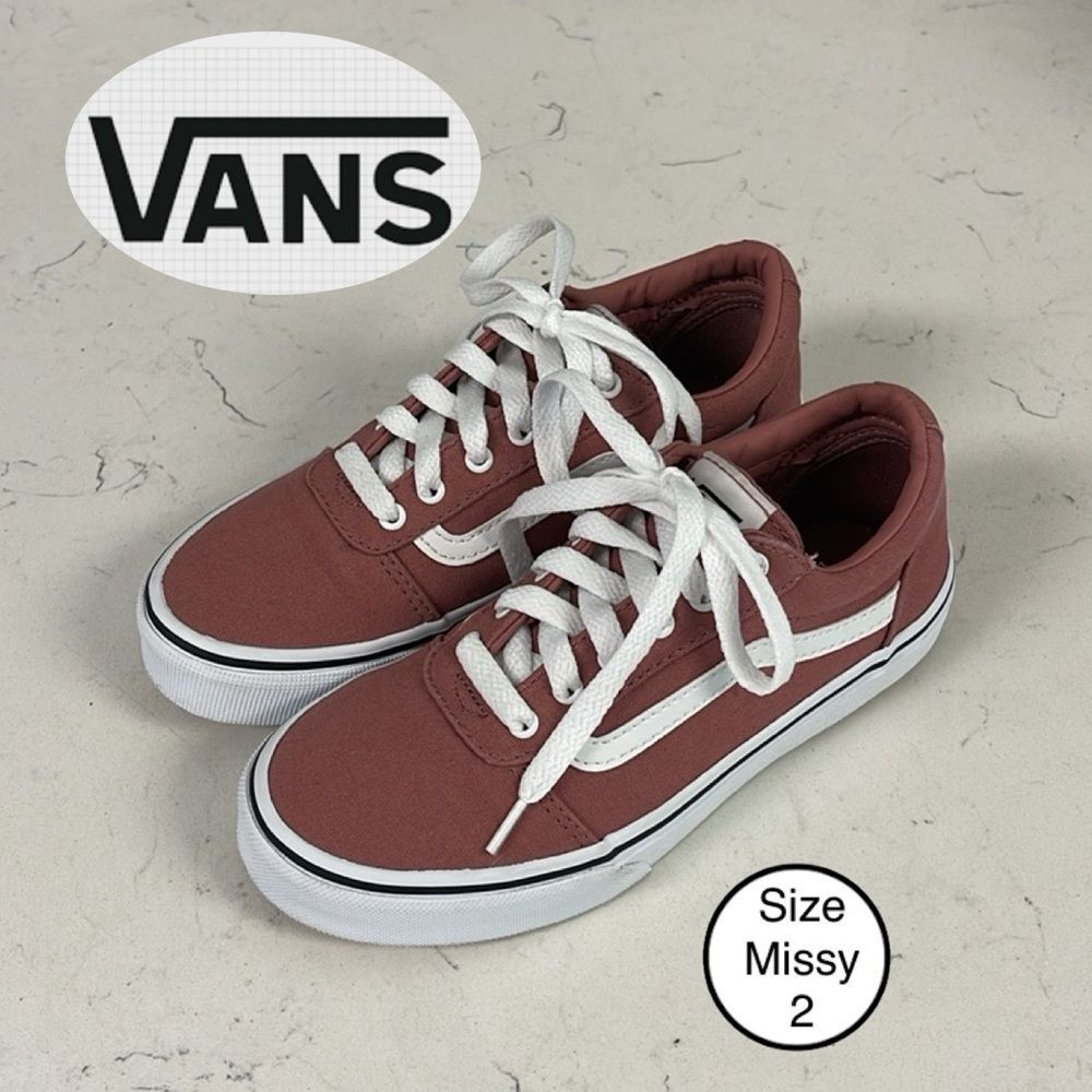VANS MISSY WARD SKATE SHOES ROSE SIZE 2